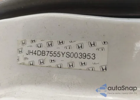 2000 Acura Integra Ls from USA, damaged, VIN JH4DB7555YS003953